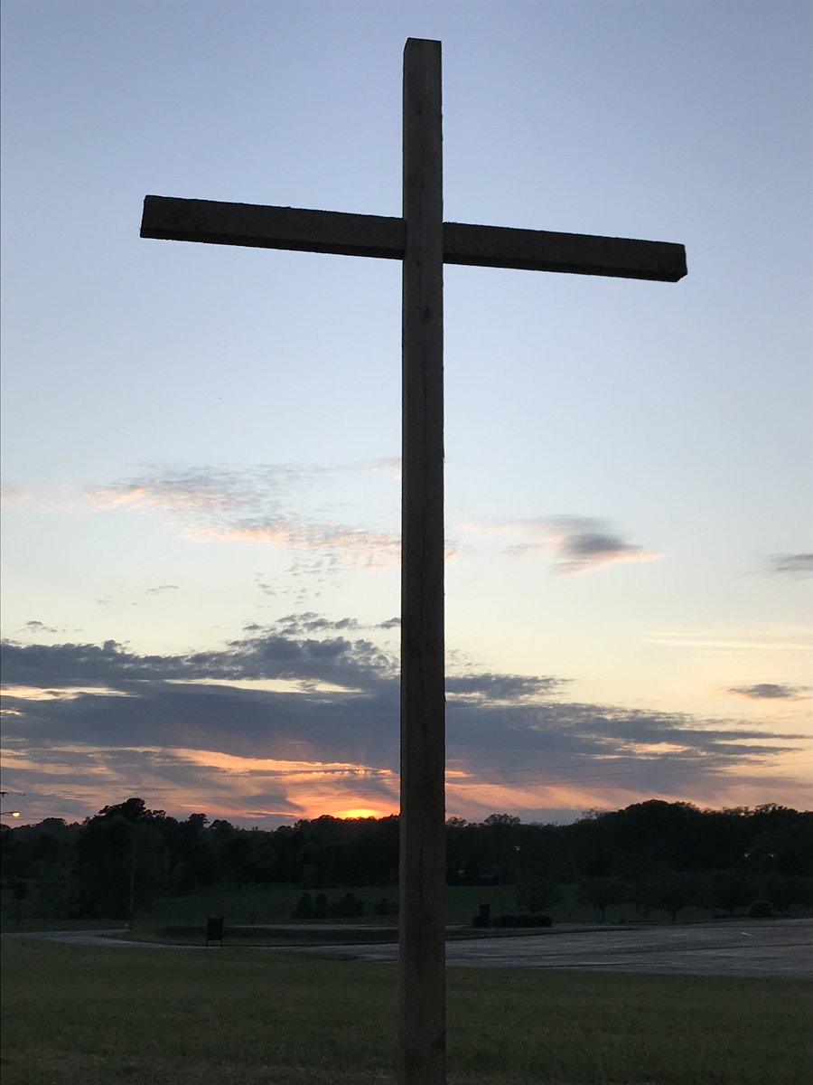 keithshorter's tweet photo. Do you need hope? Perhaps a word of encouragement in hard times?  Come to the cross @MtAiryBaptist.   
We post a new devotion each week on FM 88.9.  Sit in our parking lot, day or night, and meet with God.
"May I never boast  except in the cross of our Lord Jesus Christ." https://t.co/CVi2qsP0gR