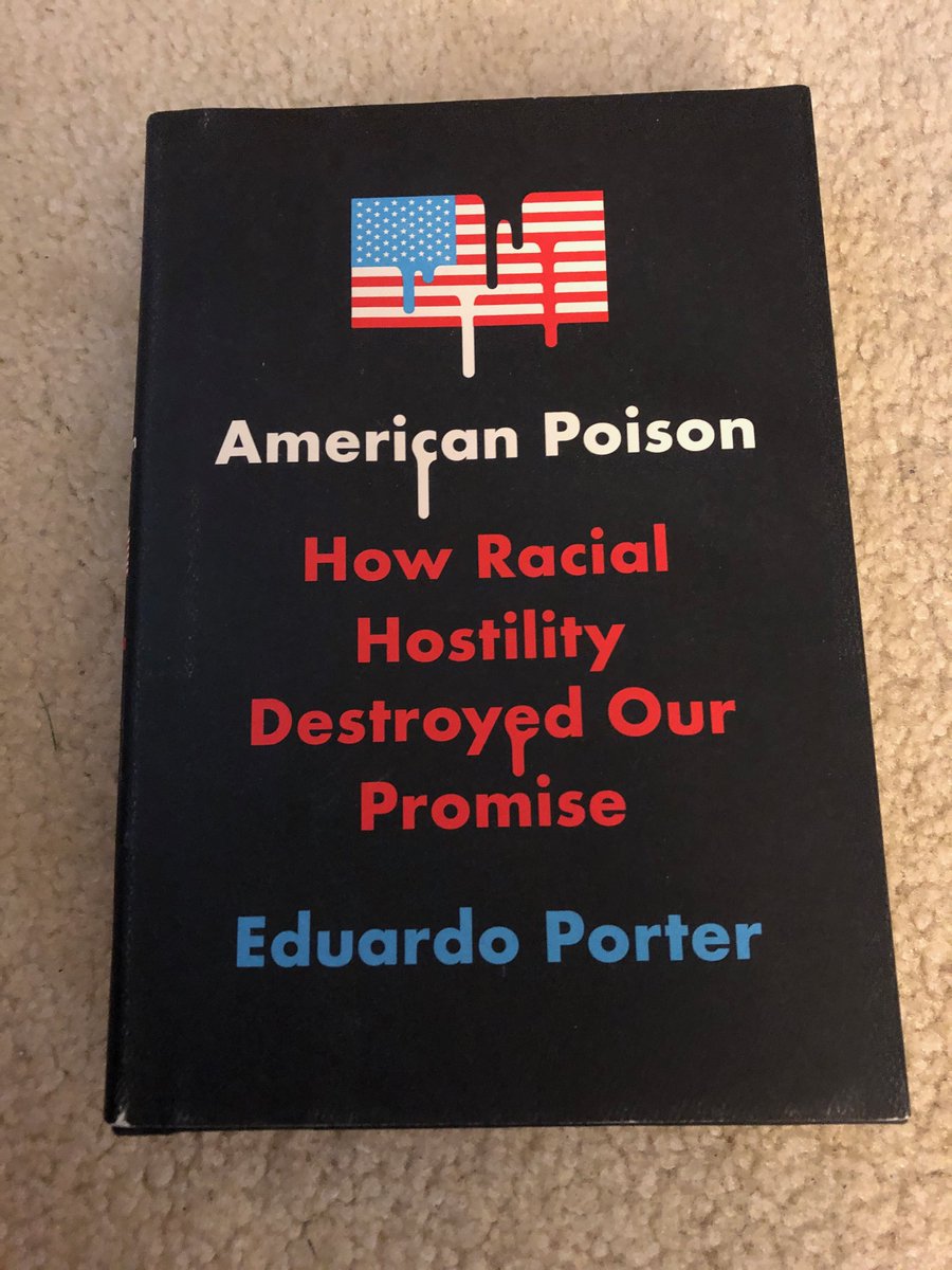The new book, American Poison, by  @portereduardo is excellent and will provoke great discussions in class.
