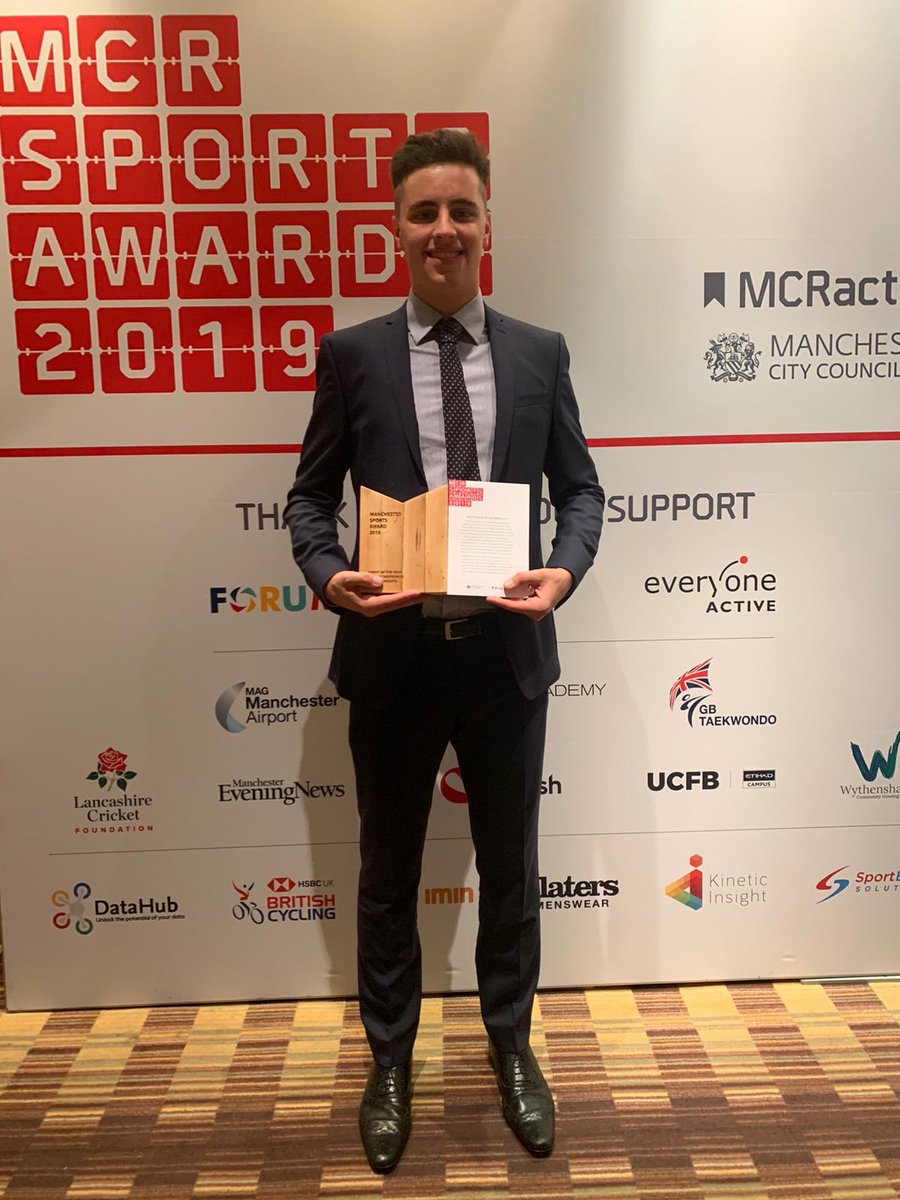 JJohnsonSport's tweet photo. In October I attended the Manchester Sports Awards where the World Taekwondo Championships won the Event of the Year 2019! https://t.co/bpXuifp5TE