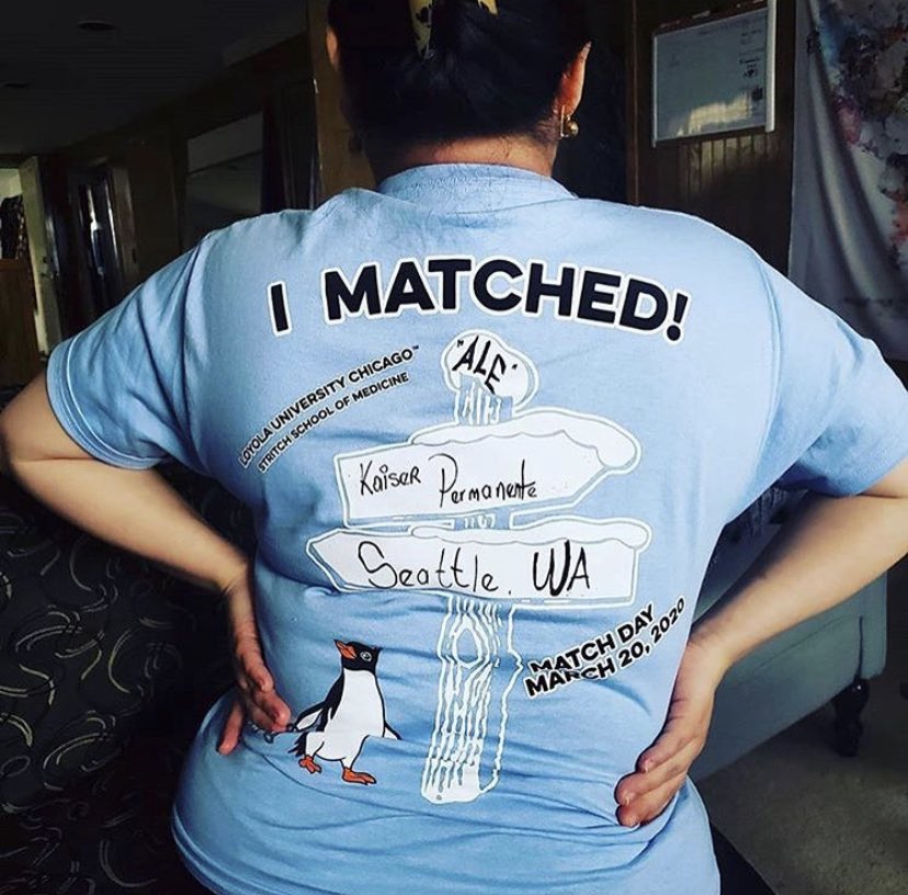 BetaAlphaSIAs's tweet photo. A HUGE congratulations is in order to one of our chapter founders, Dr. Alejandra Duran, on graduating from Loyola University Chicago’s med school AND matching with Kaiser Permanente. She will be starting her residency in Seattle soon! #FromMstoDr 🎉🎉🎉 https://t.co/59s6D0hTBh