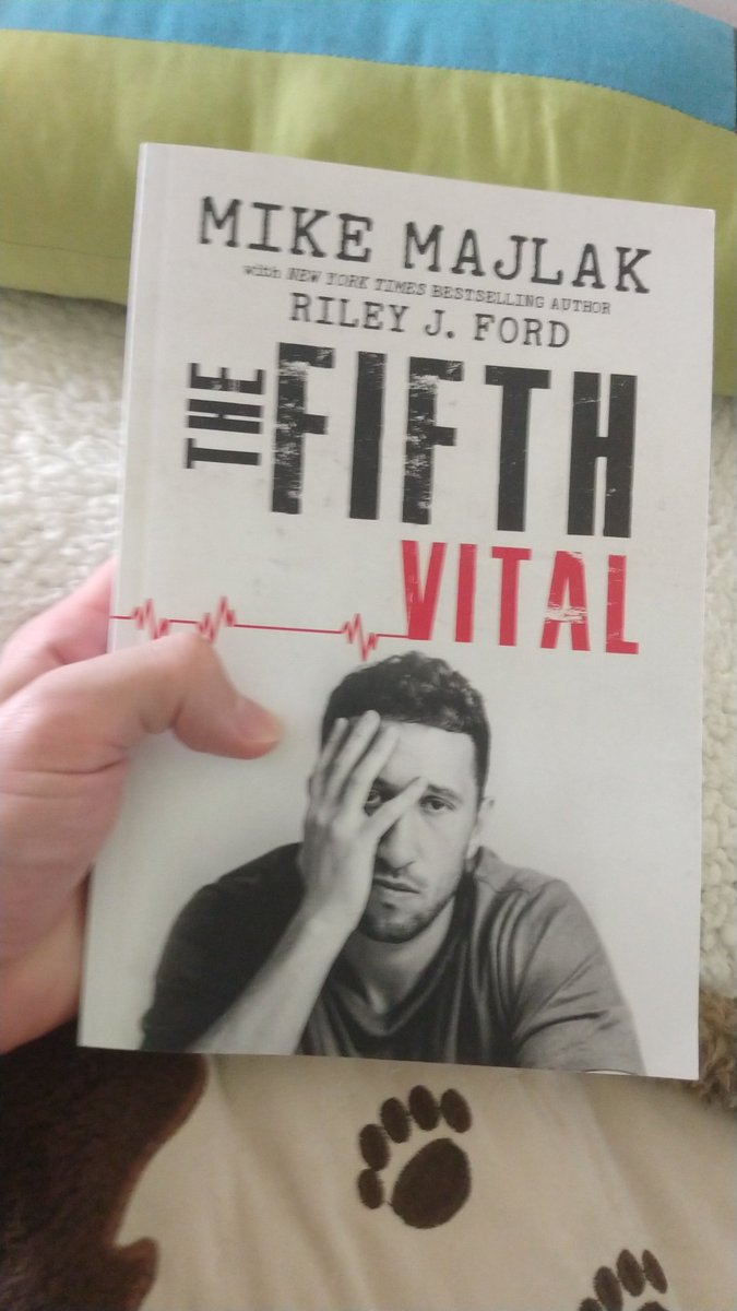 Just got "The Fifth Vital" by <a href="/mikemajlak/">Mike Majlak</a> in the mail. Can't wait to read it!