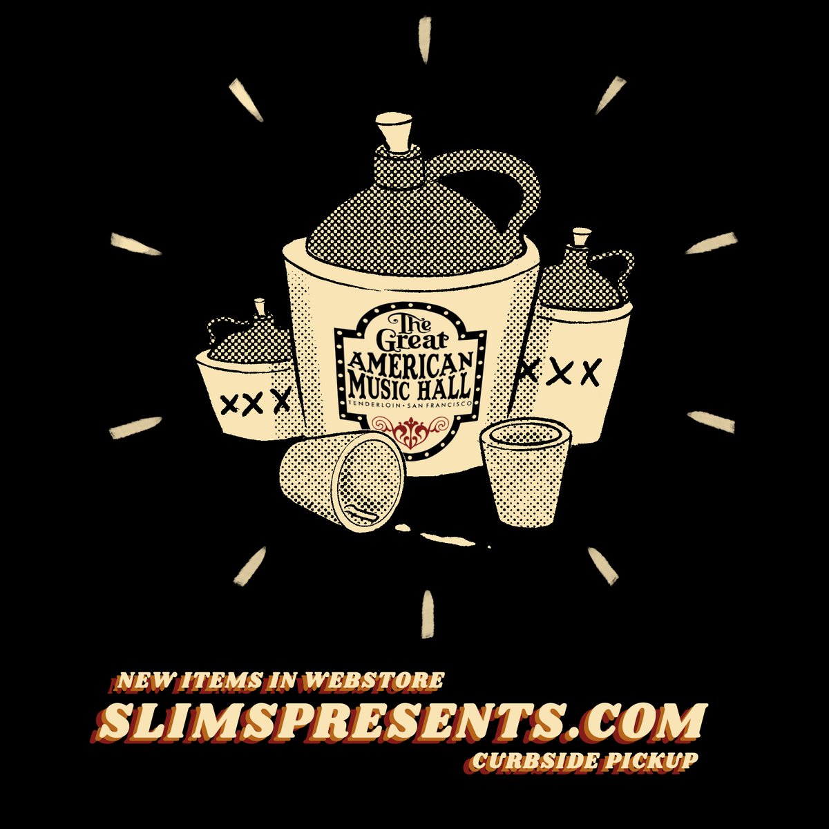 If we have to SIP, might as well keep sippin'... Cheers y'all🍻
.
hive.co/l/3oj8db
.
Now available for curbside pickup at Great American Music Hall
Wed-Fri, 4-6 PM | Sat &amp; Sun, 2-5 PM

Must provide proof of purchase and valid ID (21+) for pickup

#sipinplace