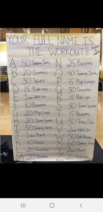 HGM_RICHLUIS's tweet photo. #Day1 I just did the your full name workout and my body is hurtinnnnn!!! But I'm focused mannnnn! #50LbsDown #NoMoreStomach You should try it too! #FullNameWorkout #LetsGetItThere #RichLuis #WeFromNJ #NoProblems πͺπ½π― https://t.co/nAYU7qUmGa