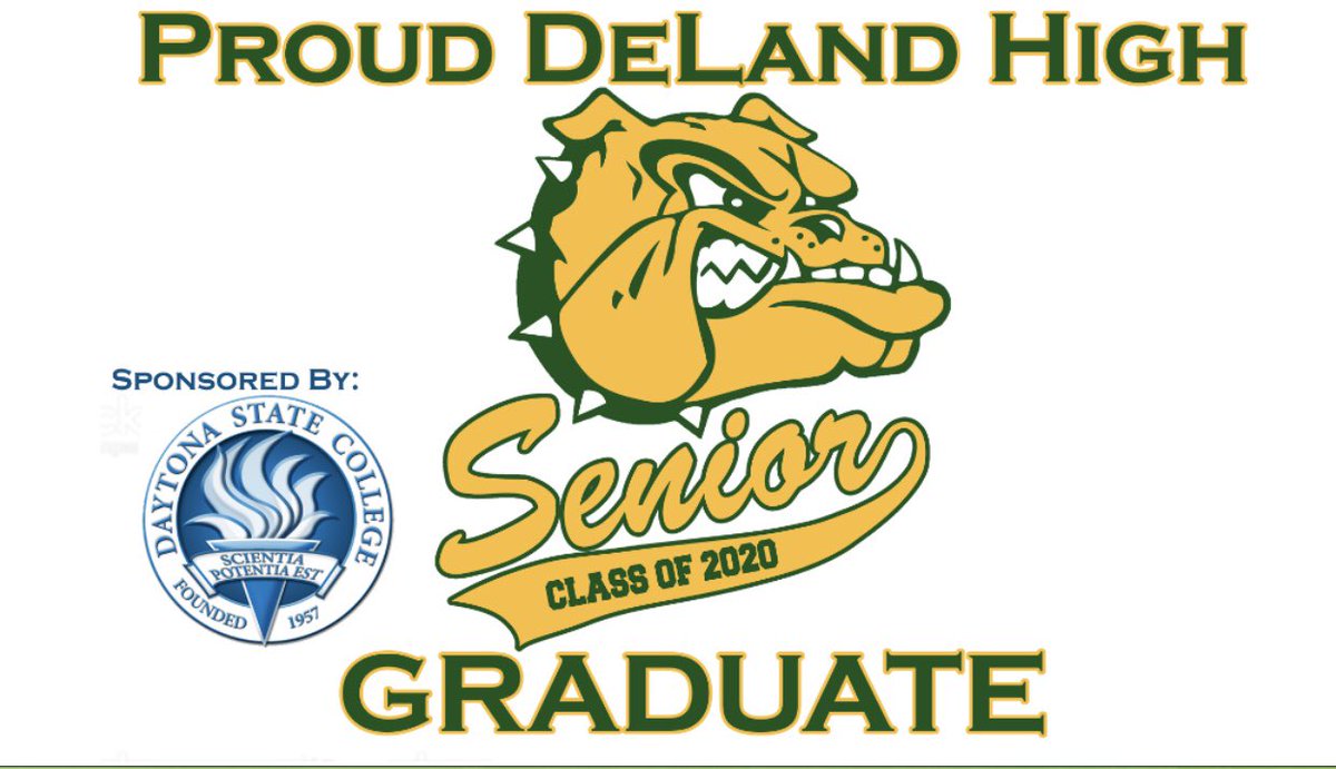 Ready for a SENIOR CELEBRATION 5/21,2-6:30PM 🎓💚🐾⁦<a href="/delandbulldogs/">DeLand High Bulldogs</a>⁩ #WeAreDeLand #DestinedForGreatness