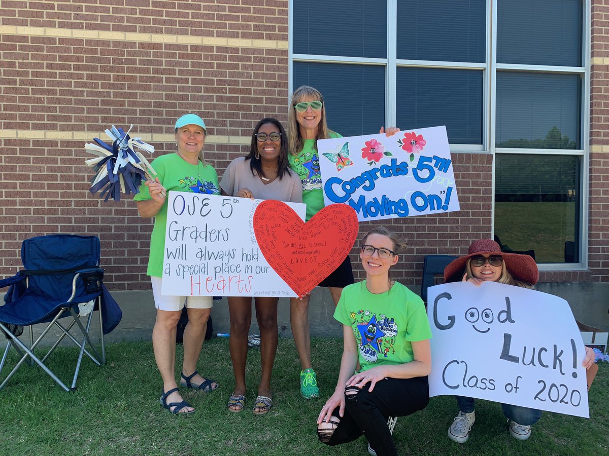 thecadecrew's tweet photo. We are certainly missing our kiddos! It was great to see most of our kiddos at the 5th grade car parade! You will certainly be missed at OSE next year💕 https://t.co/1l4zDEBqvV