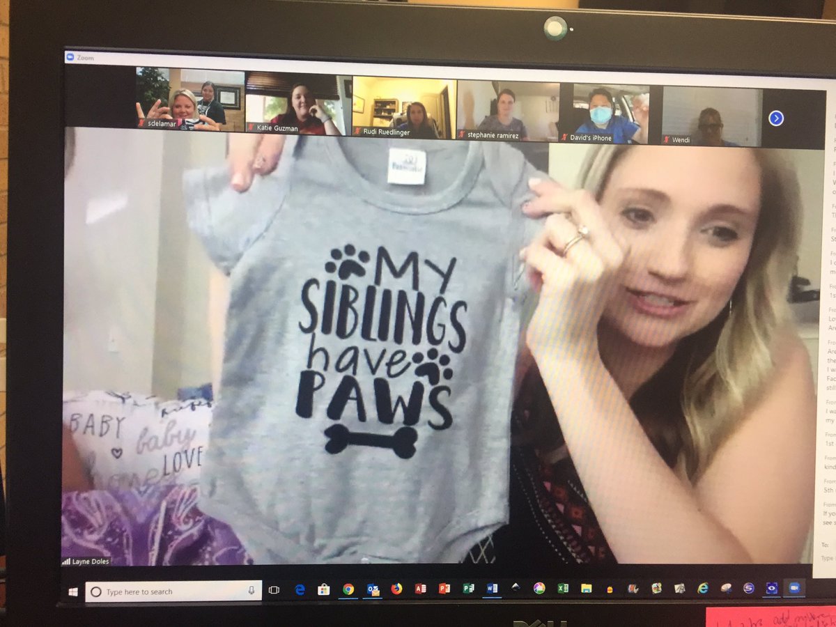MrsLayneDoles's tweet photo. So grateful to have had a virtual shower with the #GSOTP this afternoon! @hartigmotley brought yummy snacks &amp; made it feel like a “real life” shower! So grateful for my Motley family &amp; the way they have loved on me for the past 4 years, &amp; now they are loving on Baby Sam too! https://t.co/LKGUMYZRxl