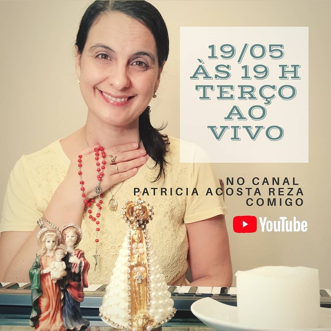 NSenhoraRosario's tweet image. A oração é o seu momento de conexão com Cristo. Não há outra forma de ter relacionamento com o Pai a não ser pela intimidade. 
.
⏰ 19h nosso terço ao vivo - 
.
🔴 Canal: PATRICIA ACOSTA REZA COMIGO
.
.
#terçoaovivo
 #santorosario #santoterço #opoderdaoração 
.
@NSenhoraRosario