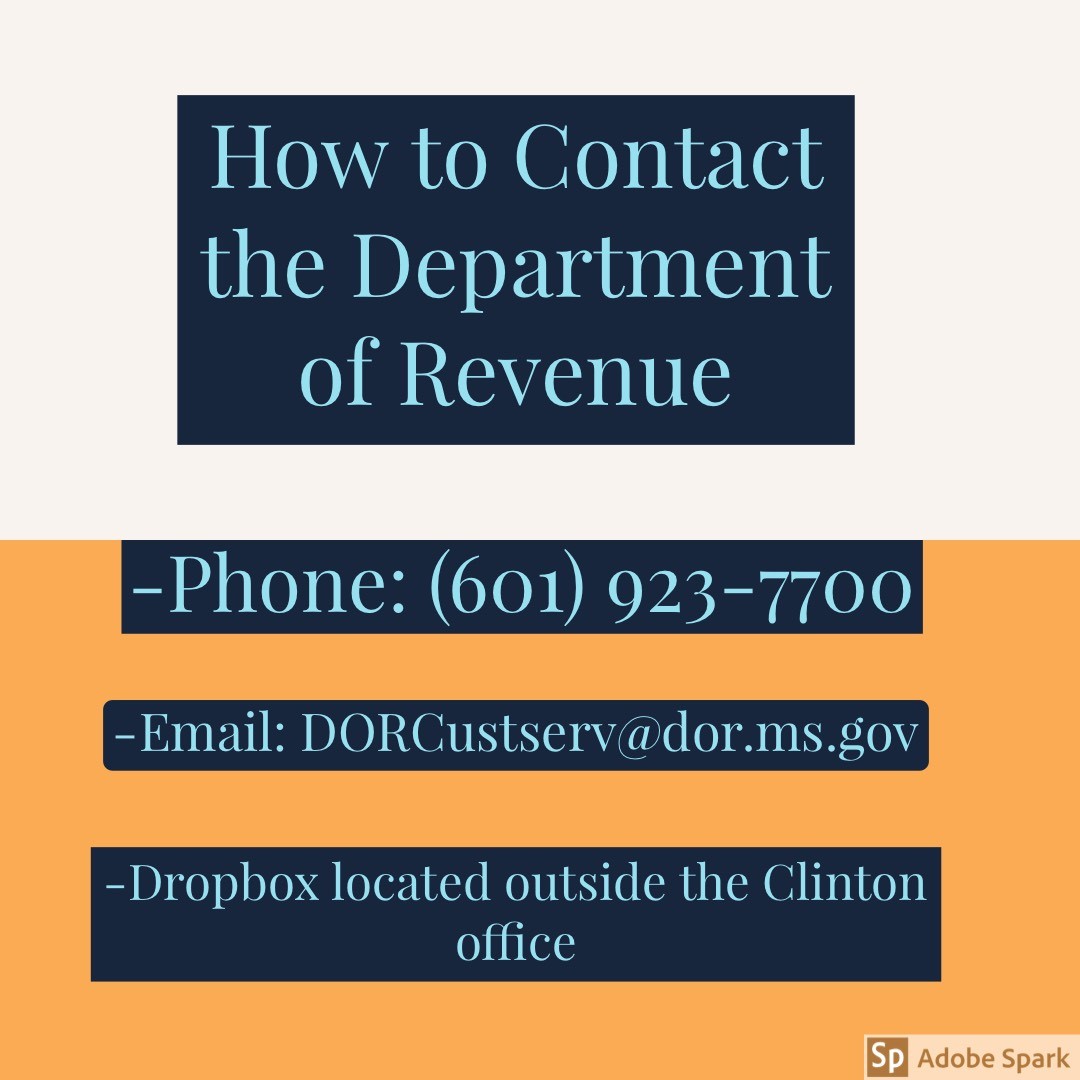 MSDeptofRevenue's tweet photo. Although the Department of Revenue is closed to non-employees at this time, taxpayers can still contact the Department through any of the listed means. #MSDOR https://t.co/Bbux7bQWTv