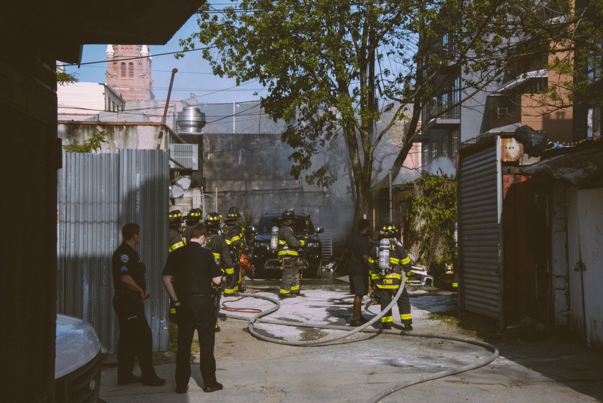 There was a fire on the corner of Herkimer and Buffalo