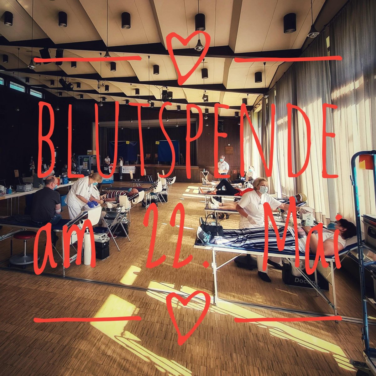 Die nächste Blutspenden-Aktion in Völkersbach findet am 22. Mai 2020 im Klosterhof statt.
Terminreservierung online: drk-blutspende.de/blutspendeterm… 
Wir freuen uns auf viele Lebensretter! #DRK #Blutspende #Lebenretten #RotesKreuz #Völkersbach #Malsch