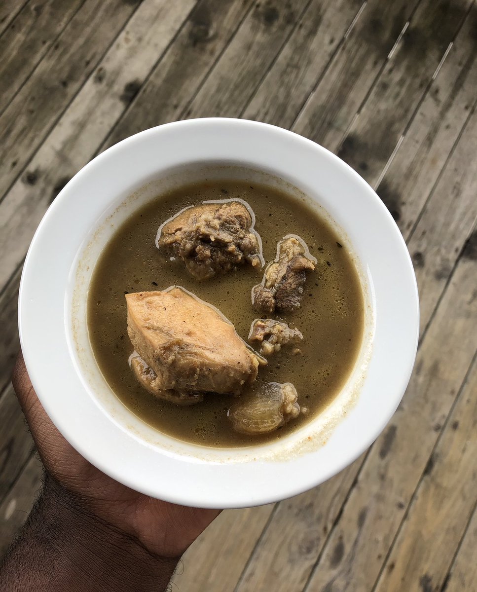 ayosama_'s tweet photo. First time pepper soup with @AllIDoIsCookUS recipe 
O ta lenu https://t.co/yn8QN9UoSw