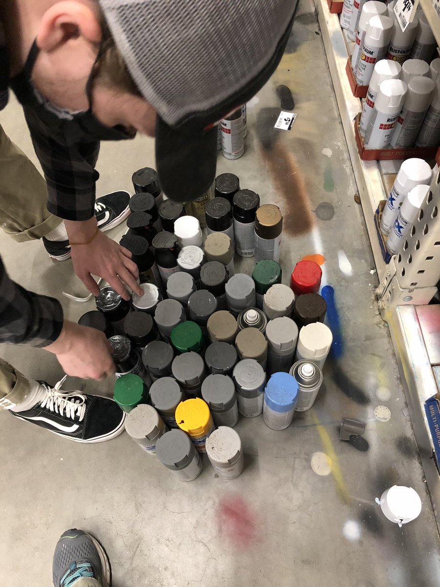 gfullenlove's tweet photo. We are working hard and play even harder at paint 🎨 depot!!! #workhardplayhard #heros #homedepot #paint $$$$ yay 😃 @HillardBob @3872_MASM @jamievinion @HomeDepot @HomeDepotCareer https://t.co/J9t68eaSlD