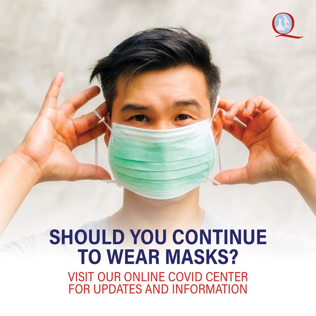 firstqualitylab's tweet photo. Should you still wear masks everywhere? Does it actually make a difference? A new study suggests that wearing a mask can reduce transmission by up to 90%. Go to our COVID center now to read about it!
.
.
.
#covid19 #wearamask #firstqualitylab #coronavirus #gettested https://t.co/WY83OcDbYU