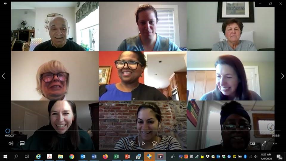 ImpactIhp's tweet photo. 30-40 members of the MGH IHP Aphasia Center connecting, communicating, and conversing virtually every Friday @NatAphasiaAssoc  @AphasiaAccess @nexusipe https://t.co/9FbZUTXL4q