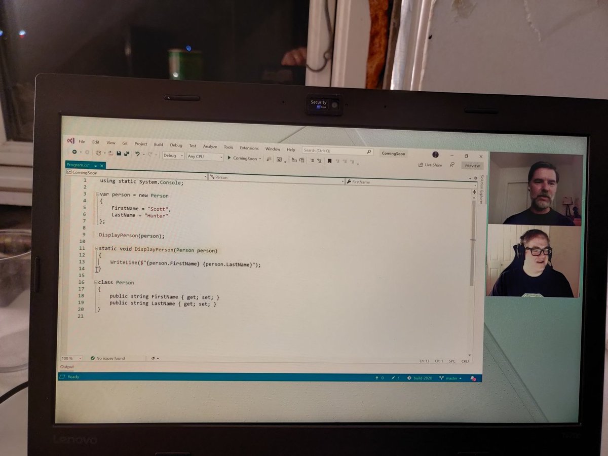 markoo's tweet image. #mindblown @MadsTorgersen #csharp9 boilerplate gone.