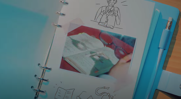 at first, i was dissecting the music video for more things to back up yeonjun and beomgyu being accomplices (which is still the case) when i realized something about the very beginning. the diary shows not only video footage of beomgyu trying to put yeonjuns fire out (the one