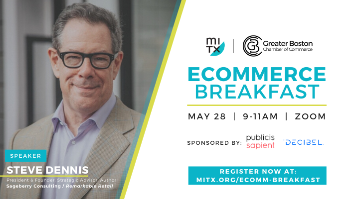 MITX's tweet photo. Join retail expert, @StevenPDennis, at next Thursday's virtual MITX eCommerce Breakfast event as he shares how you can re-ignite growth in the age of digital disruption.
Learn more and register today!
https://t.co/1wR5KPSCBH
#MITXeComm #ecommerce #retailstrategy #brandstrategy https://t.co/WOPcH559Ft
