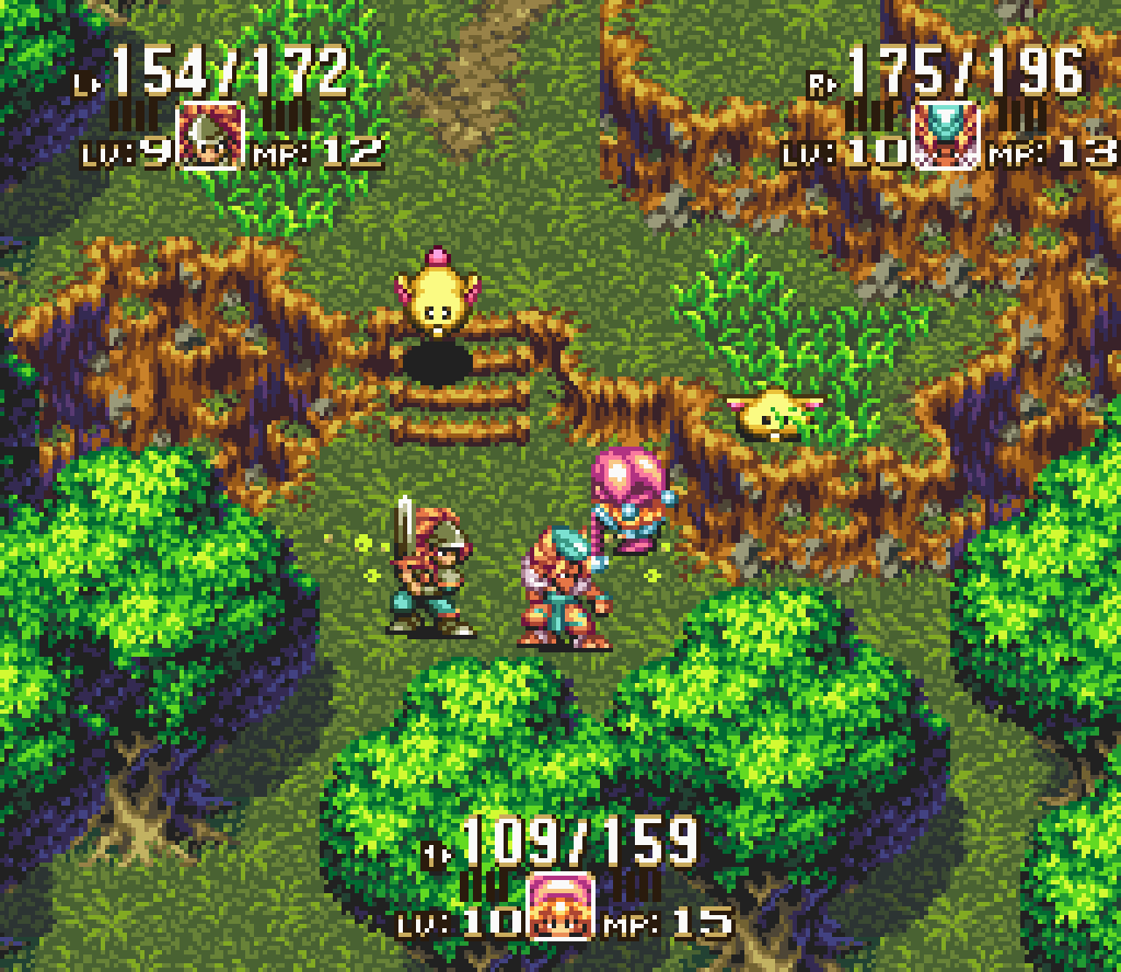 lorenschmidt's tweet photo. does anyone have favorite examples of trees in pixel art? i am happy to see anyone's favorites, but am especially looking for modular and / or large flowing ones. https://t.co/9mIiWaV7wg