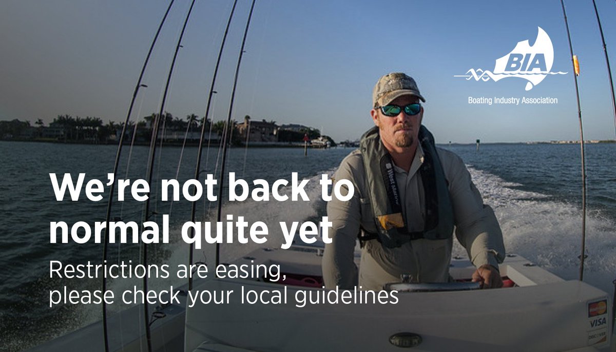 As #boating restrictions ease around the country, be aware that not all states and territories are lifting restrictions at the same rate.  Please be aware of your local guidelines. 

#boatinglife #bluemind #waterismedicine #waterways