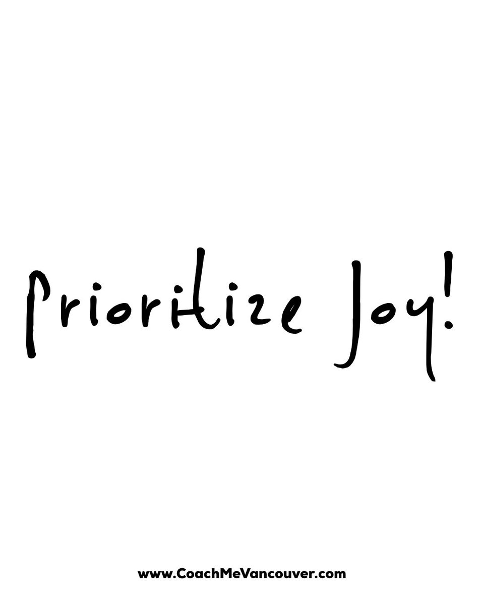 CoachMeVan's tweet photo. Prioritize Joy!
Because... why not?!? 

#CoachMeVan #Joy #selfcare https://t.co/KaS4xZt0UO