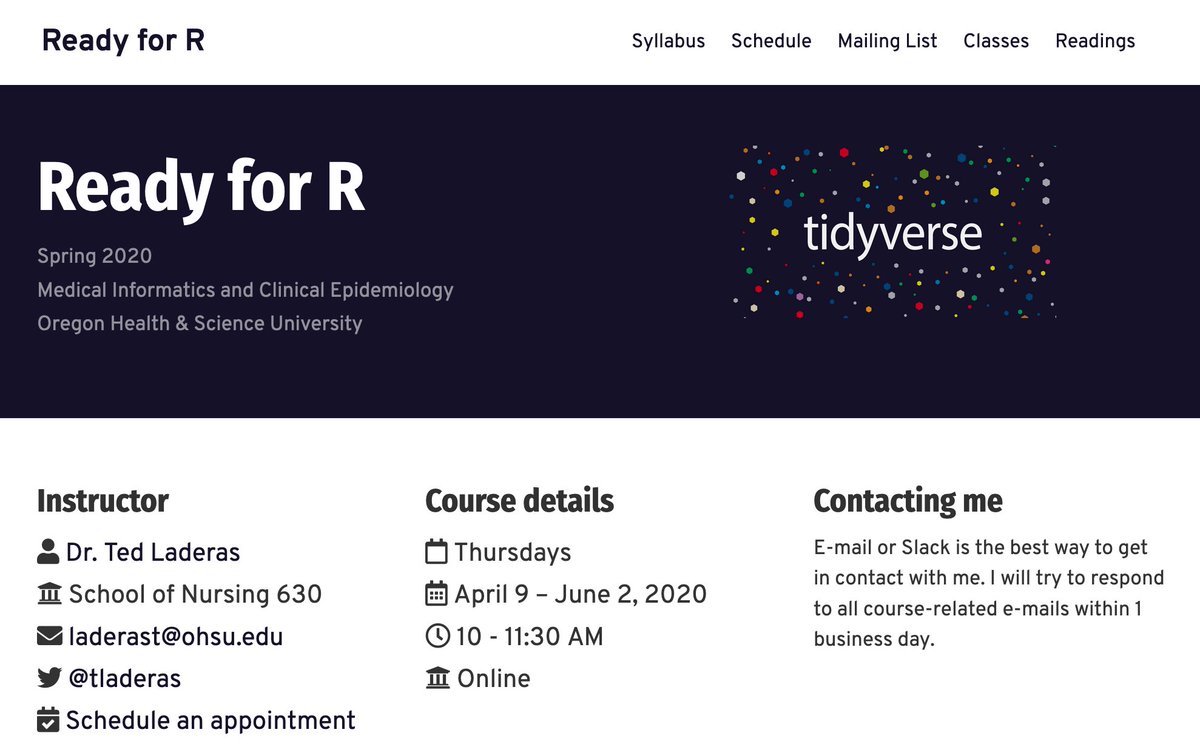 posit_glimpse's tweet image. Looking for a gentle intro to R for your daily analytic work? 
Then get started with &quot;Ready for R&quot;

It aims to teach useful skills (visualization,  loading, filtering &amp;amp; manipulation, simple statistics) that students can immediately use in their work.

ready4r.netlify.app/authors/ted/