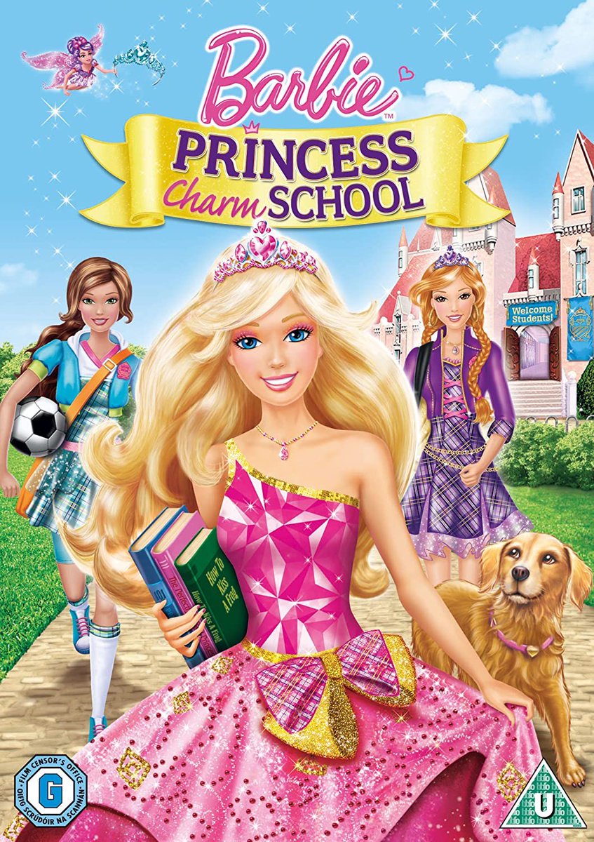 13. Princess Charm Schoolthe last of the good Barbie films, there hasn’t been a decent one since. loved the plot, the outfits the LOCATION, the whole concept was just *chefs kiss*
