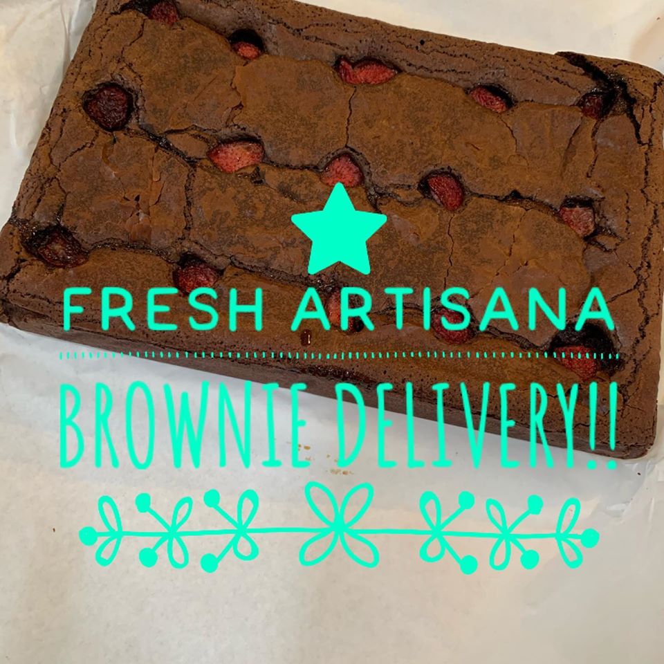 kateporter6's tweet photo. Hoorah! We were very happy to see Paul from Artisana delivering more brownies this yesterday!! Remember, we are open 11am-4pm everyday!!! #eastscryne #eastscrynefruitfarmshop https://t.co/g4F5mjzWp4