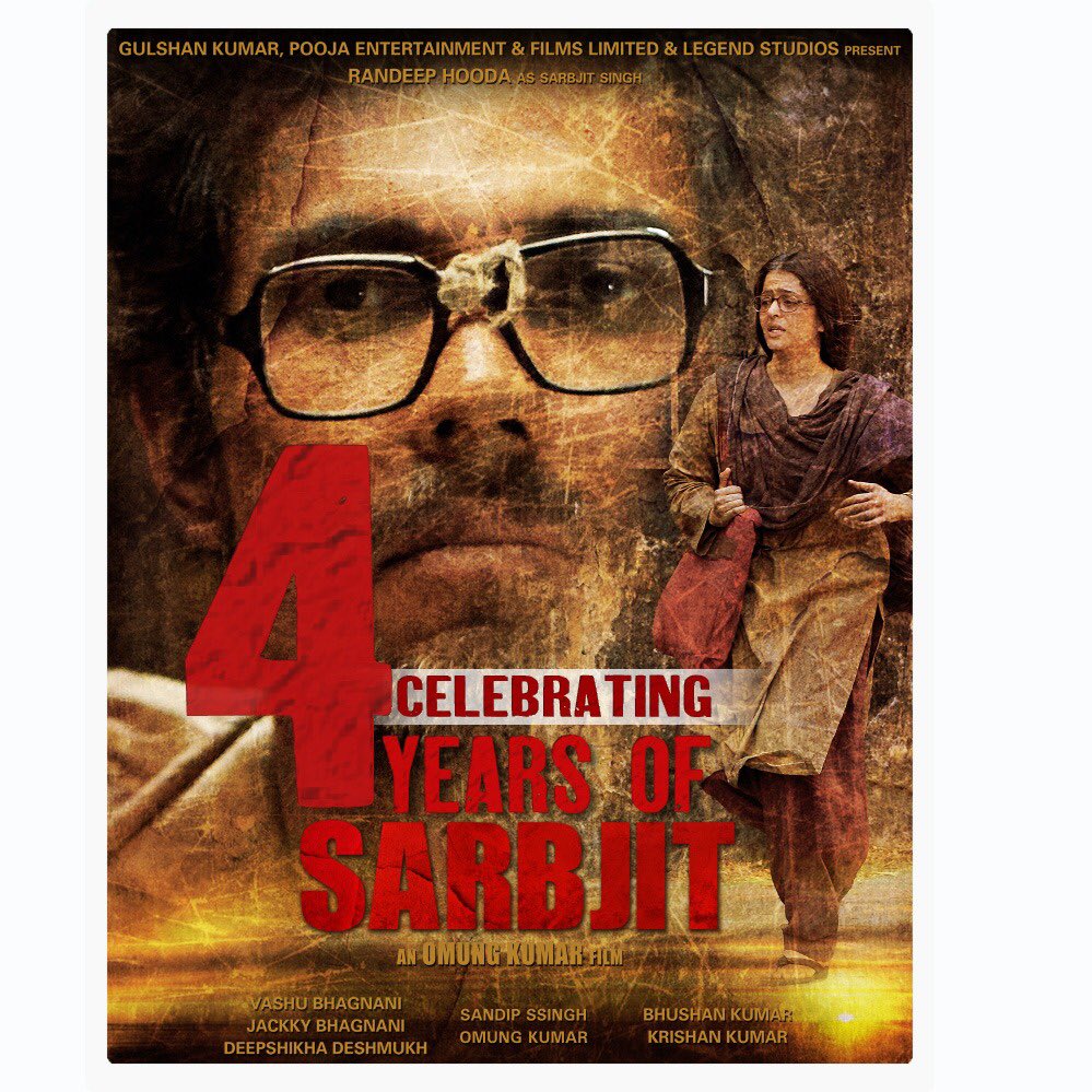 Vanita_ok's tweet photo. 4 years of #SARBJIT This was special ♥️ @OmungKumar @Utkarshini @officialsandipsingh @RandeepHooda #AishwaryaRaiBachchan @DarshanKumaar @RichaChadha https://t.co/Q6PSTtYTC5