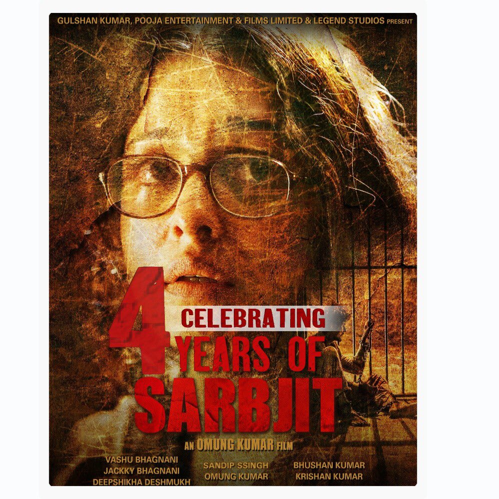 Vanita_ok's tweet photo. 4 years of #SARBJIT This was special ♥️ @OmungKumar @Utkarshini @officialsandipsingh @RandeepHooda #AishwaryaRaiBachchan @DarshanKumaar @RichaChadha https://t.co/Q6PSTtYTC5