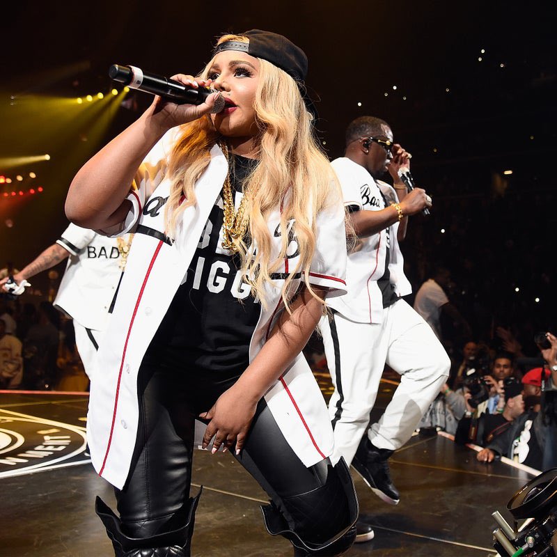 July 2016: Lil’ Kim is honored at VH1 Hip Hop Honors and in August embarks on the highly successful Bad Boy Reunion Tour with Diddy, Mase, Faith Evans, 112, Total, The Lox, Carl Thomas, and French Montana. The tour grossed 17.5 million from 19 shows.