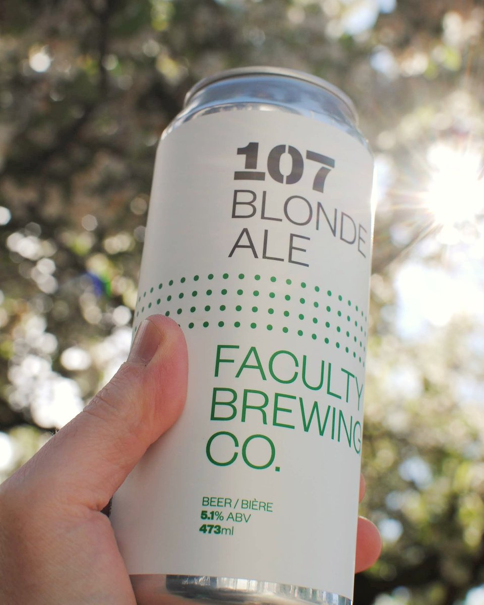 Our 107 Blonde Ale is back!! Available in the tasting room and for delivery from beervan.ca
.
.
.
.
#blondeshavemorefun #facultybrewing