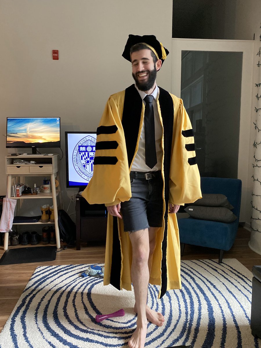 🎓🎉 Well, that’s a wrap! Not quite how I pictured ending my 9 years at JHU, but I’m so thankful to everyone <a href="/jhubiostat/">jhubiostat</a> &amp; <a href="/JohnsHopkinsSPH/">Johns Hopkins Bloomberg School of Public Health</a> who helped make this #Covid19Graduation as special and celebratory as possible. Certainly a moment I’ll never forget! 🥰 #JHU2020 #PhDone