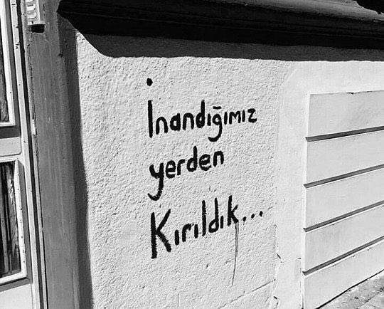 “İnandığımız yerden kırıldık.”