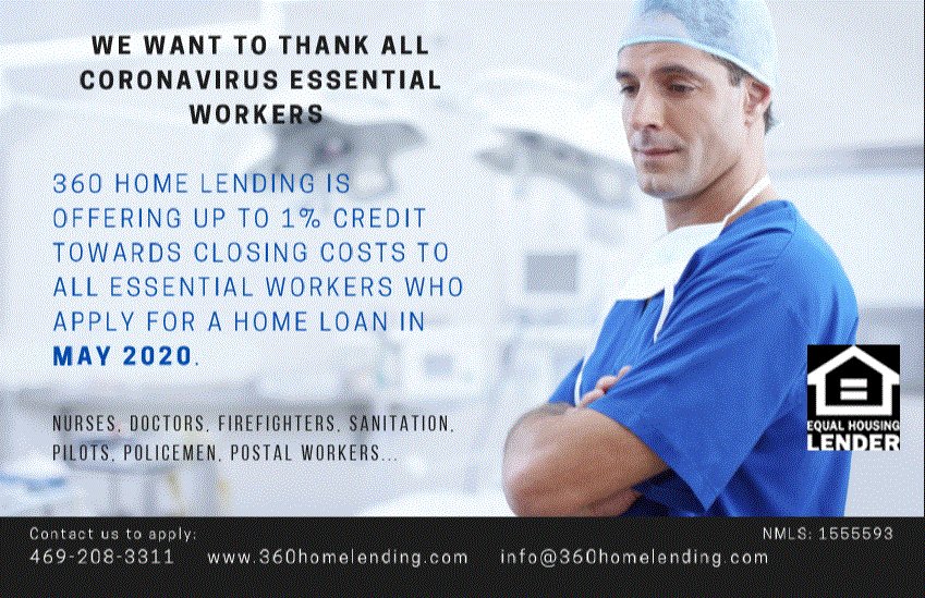 3Lending's tweet photo. Home Loan savings for ALL Essential Workers and ALL First Responders. Contact us today. https://t.co/Fe3YZceDnc