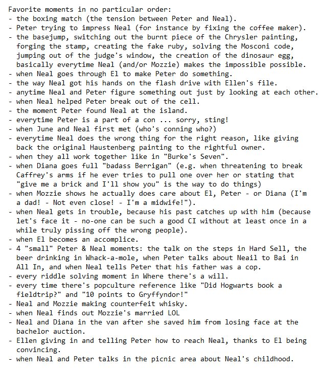 <a href="/jeffeastin/">Jeff Eastin</a> Okay, this is the only way I could squeeze in all the moments and crimes that popped right into my head when reading your tweet (and starting my original reply that caused me to find another way to fit in everything LOL). I'm sure I forgot just as many 😂 #WhiteCollar