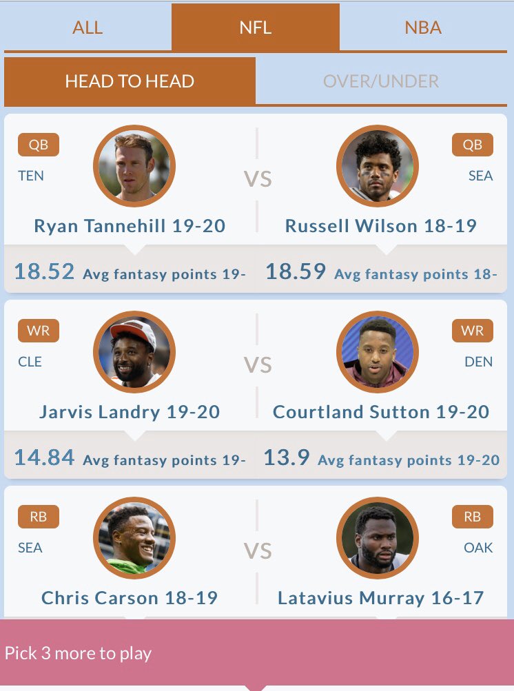 QuickPicksNow's tweet photo. While we’re missing the @NBA playoffs, you can always play real money H2H & O/U action for huge payouts with QuickPicks. We’ve got @NFL matchups too, now posted every 30 minutes around the clock. Sign up at https://t.co/UfM20anoJP & get a 100% deposit bonus. #UseYourEdge https://t.co/NGn8KyRy12