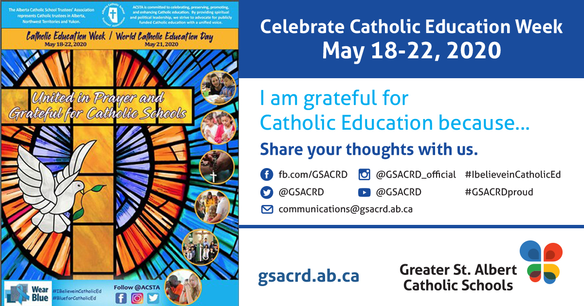 The staff at NMR are blessed to be working in our Christ Centered learning community!  Our staff is thankful for faith leaders, students and families.  Watch social media this week as we wear BLUE in support of Catholic Education! <a href="/GSACRD/">GSACRD</a> #GSACRDproud #IbelieveinCatholicEd