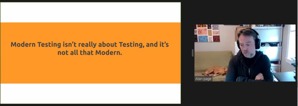 conorfi's tweet image. #ModernTesting