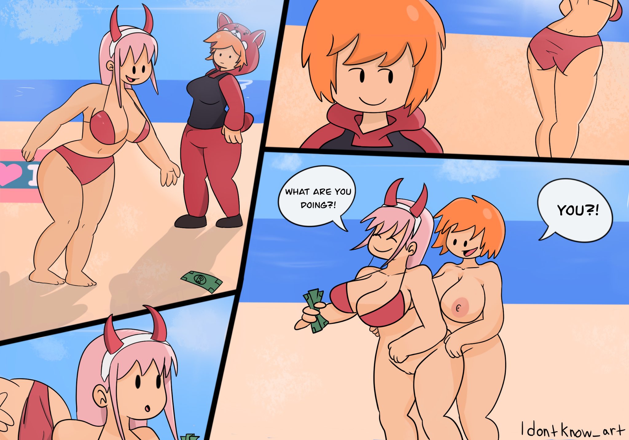 “Red panda and Ace pilot roblox comic #rr34 #robloxporn #nsfw” .