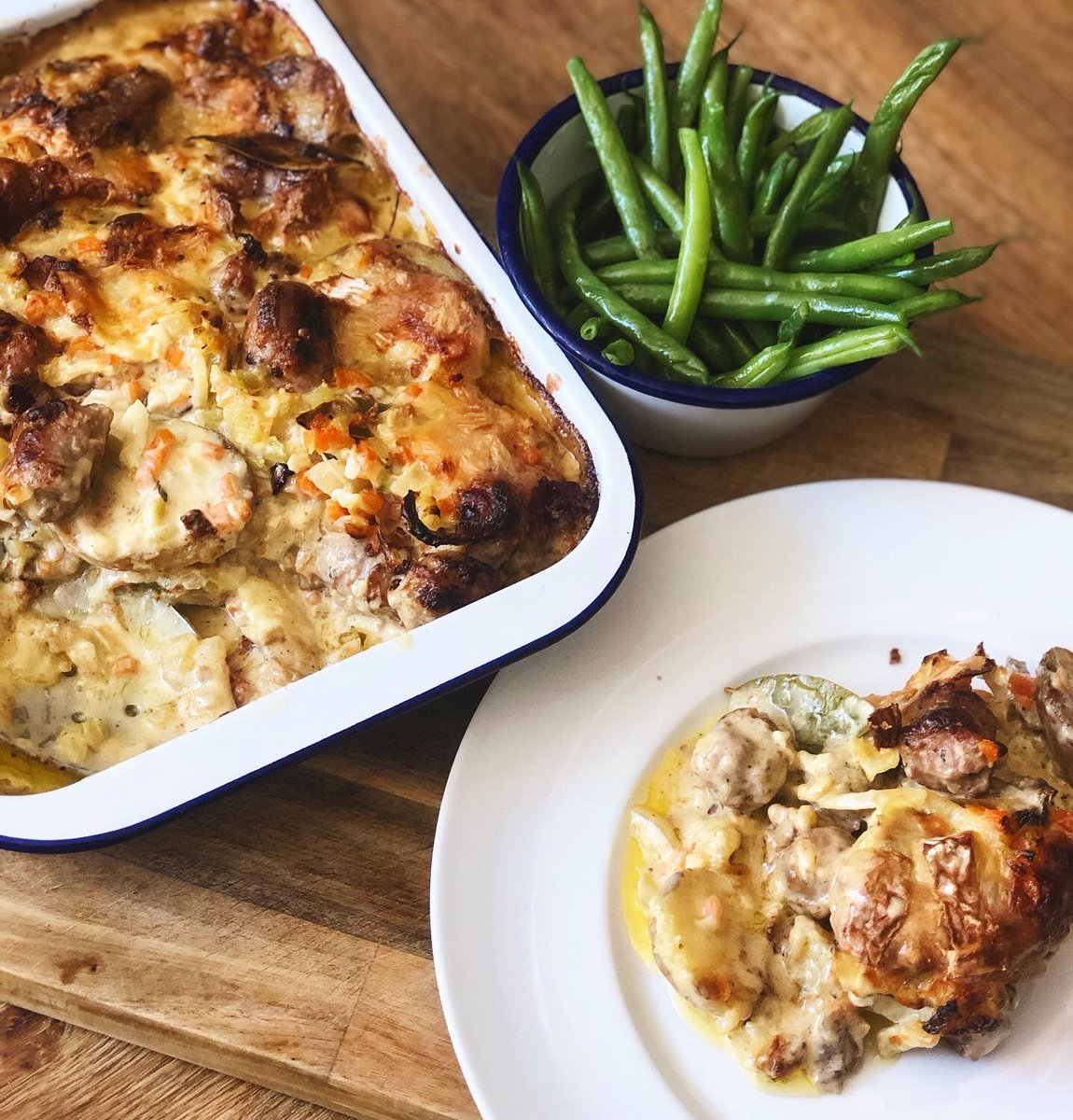 Our take on a delicious French classic...‘Camembert and Toulouse sausage Tartiflette’ up on DBs FB now ..
facebook.com/Devinebettys/ <a href="/foodawardsHQ/">Weetabix Northamptonshire Food & Drink Awards</a> <a href="/LoveNorthampton/">LoveNorthampton</a> <a href="/BBCNorthampton/">BBC Northamptonshire</a> <a href="/northantsfood/">Northants Food</a> <a href="/NorthamptonFood/">Northants Food</a>