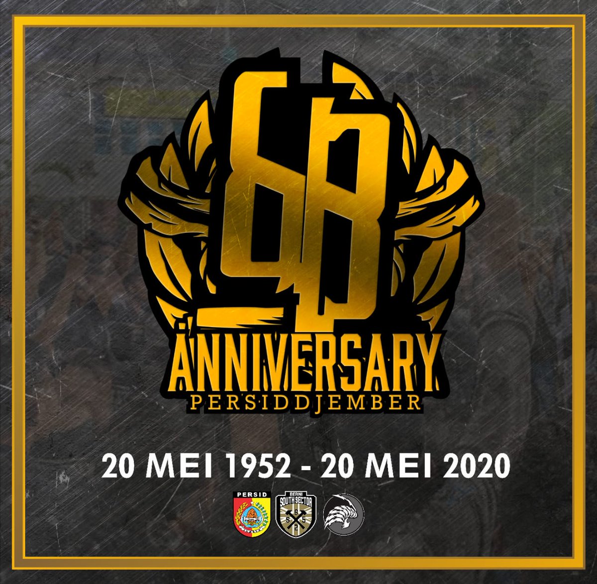 SepakbolaJember's tweet photo. Selamat ulang tahun Sayang.
Jangan menua tanpa prestasi 🐯
#BERJUAN68ERSAMA #PERSID #JEMBER https://t.co/bBmq2XS9N8