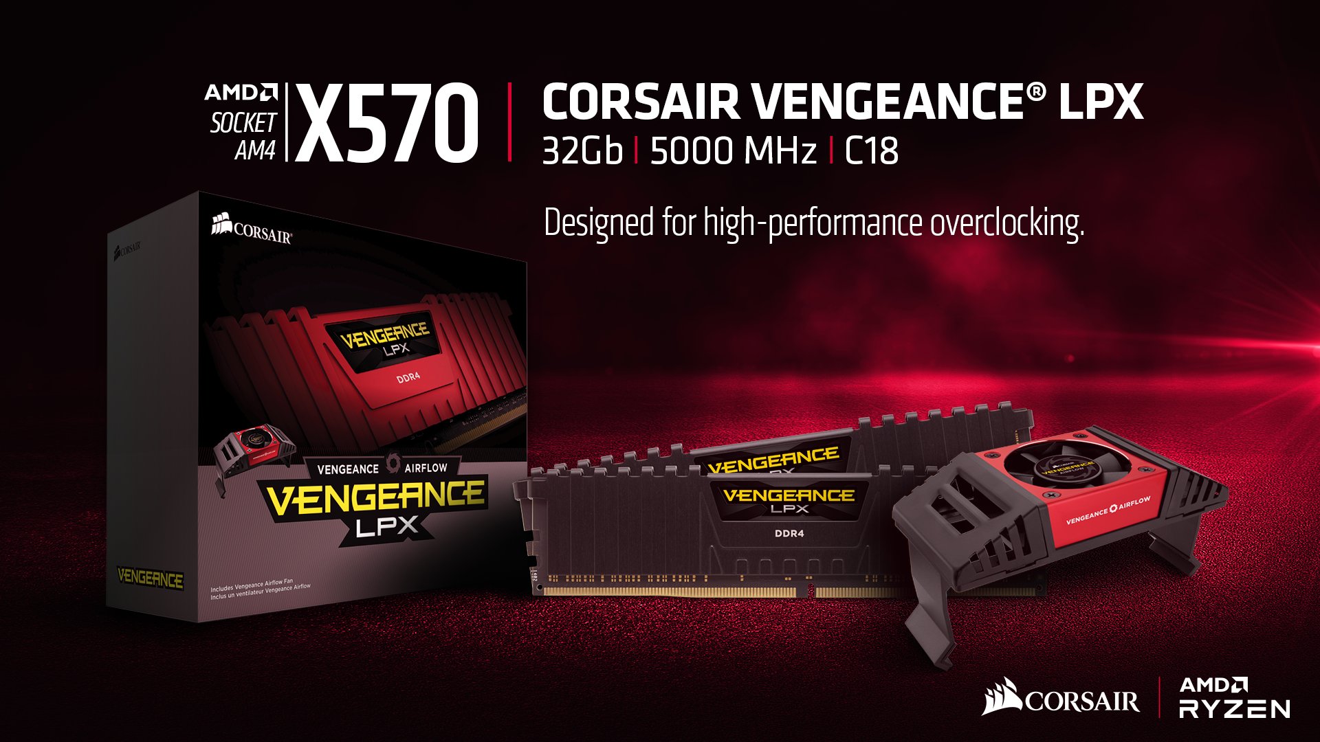 let Usikker Slid AMD Ryzen on Twitter: ".@CORSAIR's new Vengeance LPX DRAM is here, and it  can reach up to an astonishing 5000 MHz on compatible motherboards. If  you're looking for a way to take