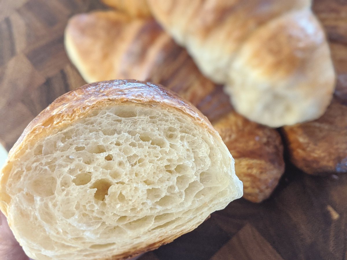 lien_10's tweet photo. These sourdough crossiants.....🤤 @LifesIngredient #LifesSimpleIngredient #Quarantine #sourdough #sourdoughcrossiants #stayhome #bakingalldaylong #yycliving #yycbaking #CdnWheat #EatWheat #ABwheat #COVIDbaking #baking https://t.co/5o3ar8vACf