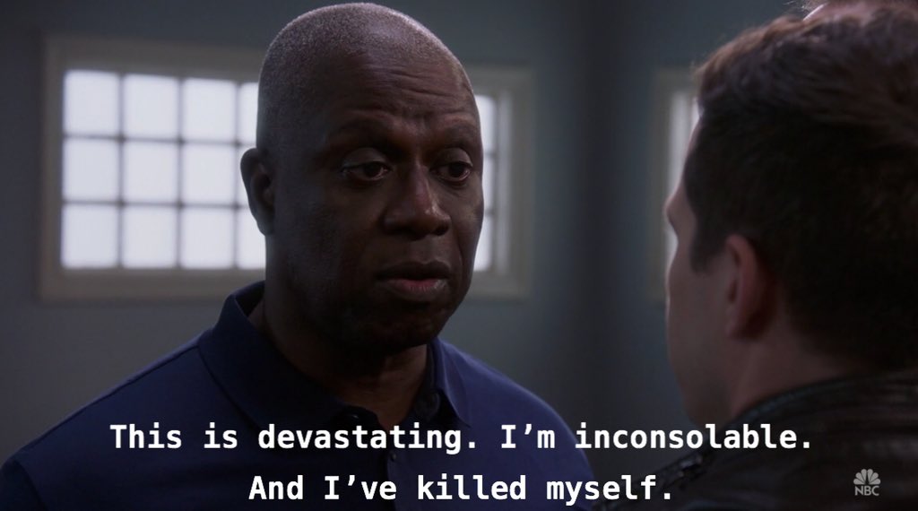 out of context brooklyn nine nine (@nocontxt99) on Twitter photo 