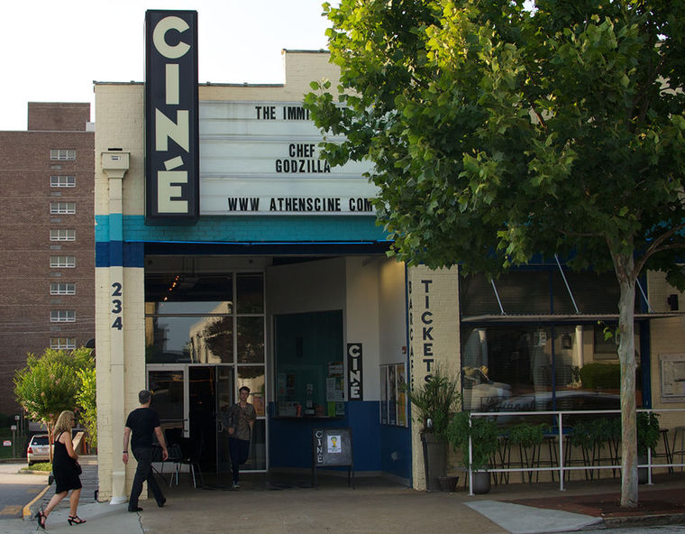 Ciné – Athens, GA @AthensCine was built in 2007 on the site of a reclaimed tire recap facility and has served as Northeast Georgia’s only nonprofit cinema ever since.Support:  https://www.athenscine.com/donate 