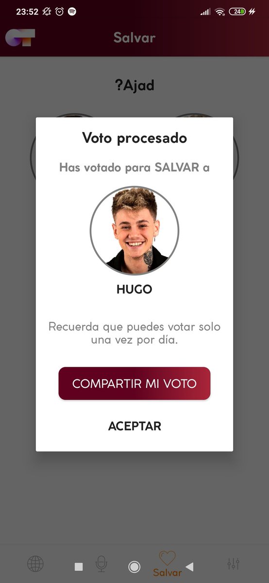 Zulemika96's tweet photo. Mañana te salvas @SoyHugoOT2020
#OTDirecto19M https://t.co/4gbdk33O7o