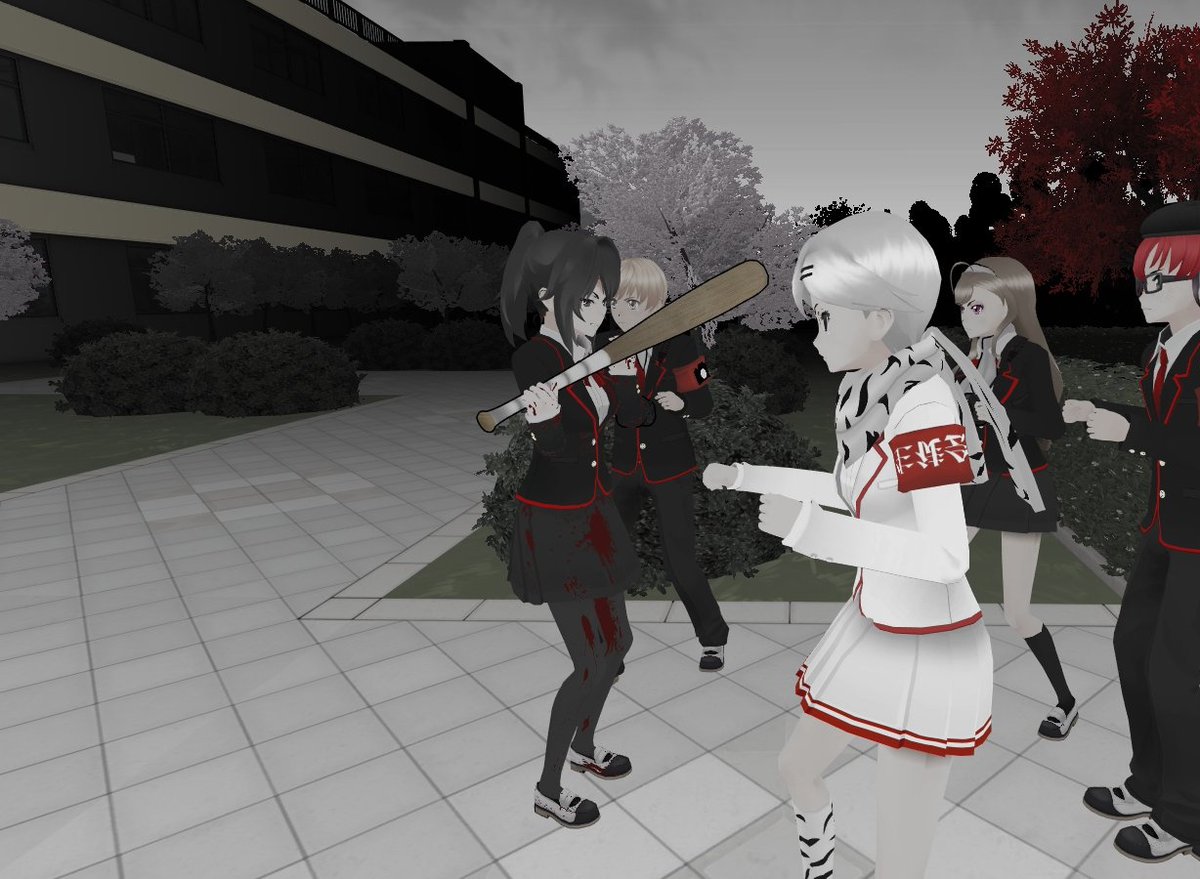 DafuniB's tweet photo. The header picture you see in my Twitter account:
This pose mode was made by @GeijuTsuka4. Credit to him. https://t.co/OseaxCLr4j