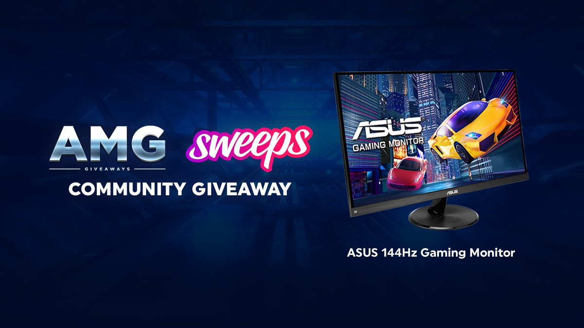 EpicTalentGG's tweet image. We've teamed up with @TheTrueAMG for this ASUS 144Hz Gaming Monitor giveaway!

To enter:
🔗 Click here: sweeps.gift/4BdMB

Bonus entries:
👥 Tag a friend
💬 Reply to this tweet
💞 Retweet and like this tweet
👉 Follow @Sweepsgg &amp;amp; @TheTrueAMG