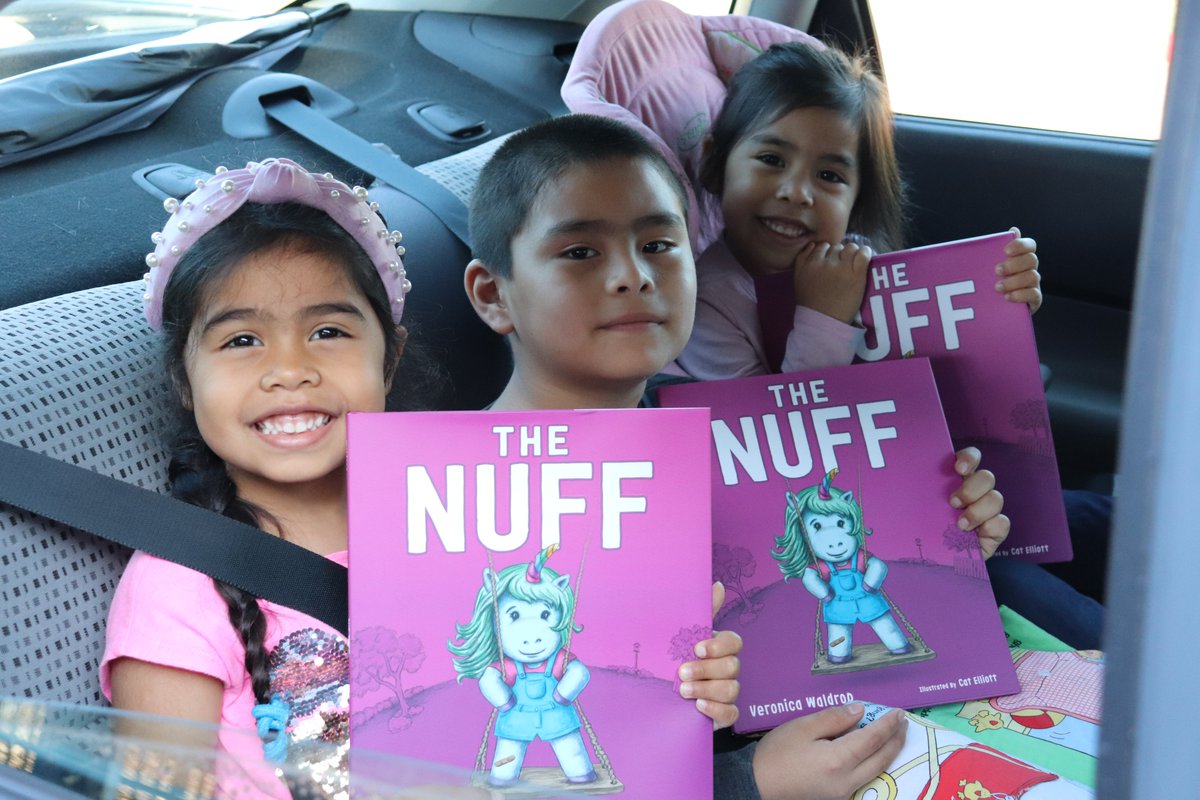 spurs_way's tweet photo. In partnership with The Holt Family Foundation, we distributed more than 7K copies of @TheNuffBook to elementary students across San Antonio! 

"The Nuff" shares an important message of letting children know they are enough just the way they are! 🦄

#YouAreANuff | #NBACares https://t.co/939ppGAr1G