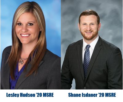 USDBMC's tweet image. Congrats 2020 #MSRE candidates Lesley Hudson and Shane Isdaner, who were named Daniel B. Woodruff Memorial Scholarship recipients from @usdbmc this week. The #scholarship is awarded to @ufofsandiego @usd_business #realestate #students. Read the story: bit.ly/36dsrSV
